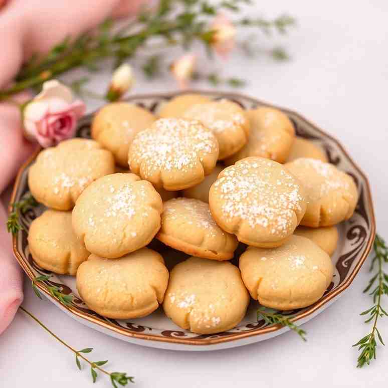 Bake Easy Afghan Sugar Butter Cookies for Nowruz
